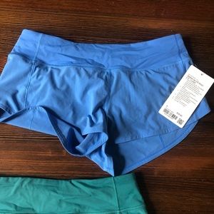 Lululemon blue Nile speed short